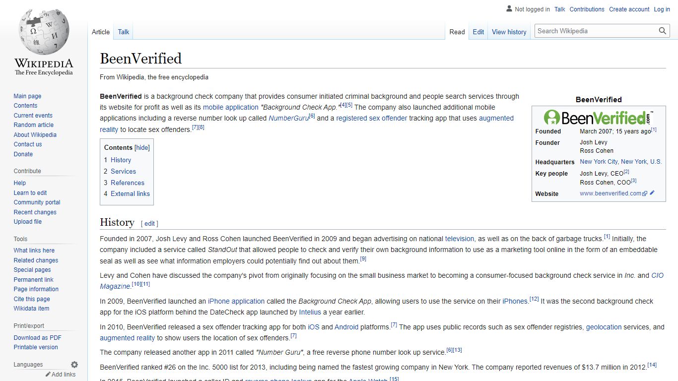 BeenVerified - Wikipedia